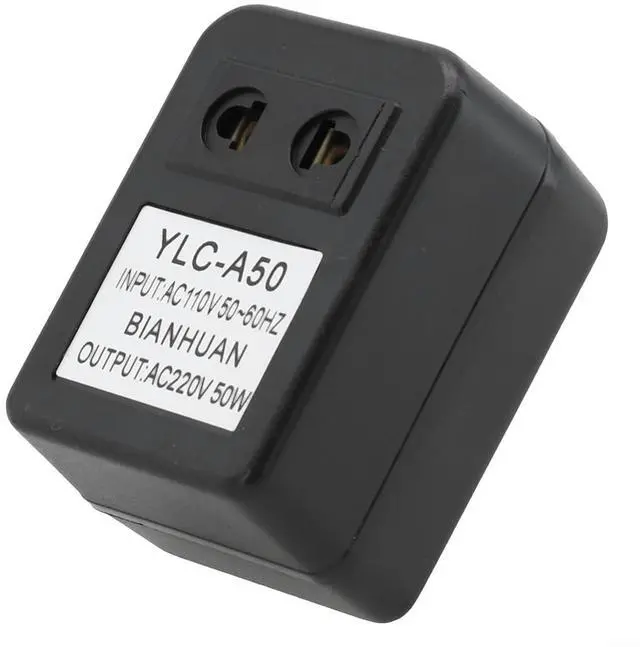 Alt view image 2 of 7 - Step Down Transformer, AC 220V to 110V 7W Voltage Converter Travel Adapter, Power Transformer for Low Power Appliances, Black(110V-120V to 220V-240V 50W)