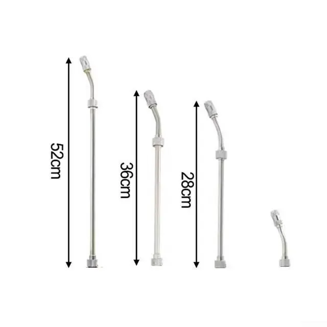 Alt view image 3 of 7 - Spray Wand Replacement Extension Rod, Stainless Steel Metal Sprayer Wand with Adjustable Nozzle for Pressure Washer, 28cm/48cm/56cm/72cm (52cm)