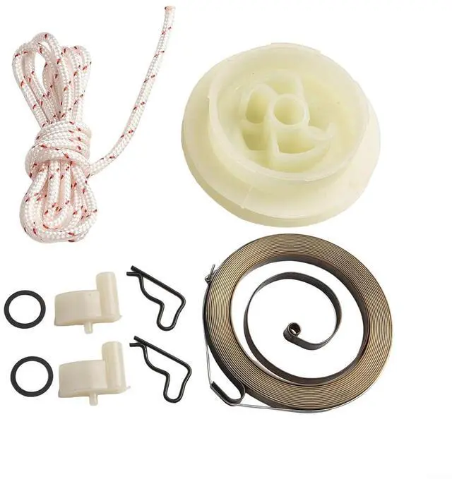 Main image of Recoil Spring Starter Pulley Rope Kit For FC55 FS55 FS45 FS46 FS38 Trimmer Parts, Plastic Pull Start Assembly With Pawl And Cord For Garden Equipment