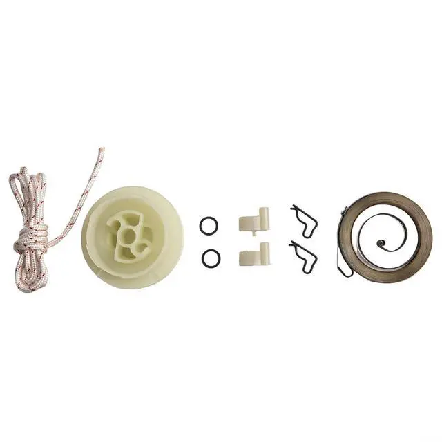 Alt view image 5 of 7 - Recoil Spring Starter Pulley Rope Kit For FC55 FS55 FS45 FS46 FS38 Trimmer Parts, Plastic Pull Start Assembly With Pawl And Cord For Garden Equipment
