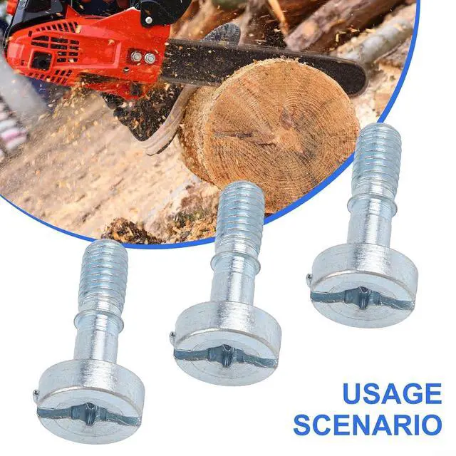 Alt view image 2 of 7 - M6x20 Engine Cover Guard Screw 3 Pieces for MS311 for MS391 Part 9022-319-1300 Robust Metal Hardware Blocks Particles Secure Fit Simple Assembly Silver