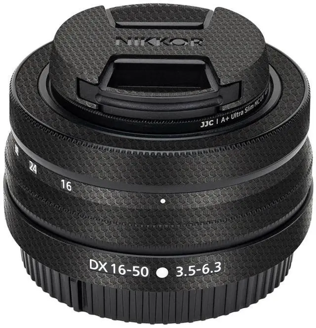 Main image of Z 16-50mm 3.5-6.3 Skin, Anti-Scratch Camera Lens Protection Decal, Protective Sticker Film Protector Cover for Nikon NIKKOR Z DX 16-50mm f/3.5-6.3 VR Camera Lens Only Decoration - Matrix Black
