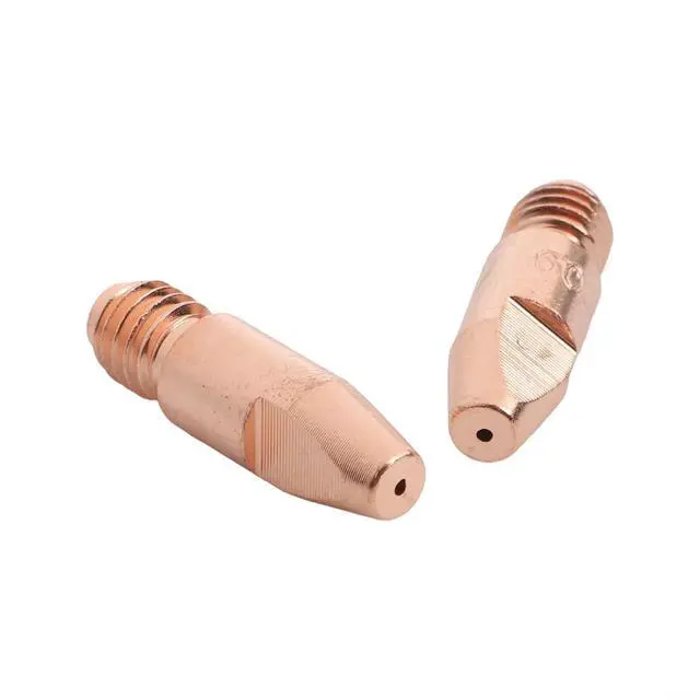 Alt view image 5 of 6 - 20Pcs MIG Contact Tip For 36KD MB36 Welding Equipment, M8 x 30mm Copper Alloy Nozzle With Mirror Polished Surfaces, Low Resistance & High Heat Resistance(0.9mm)