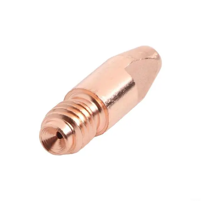 Alt view image 4 of 6 - 20Pcs MIG Contact Tip For 36KD MB36 Welding Equipment, M8 x 30mm Copper Alloy Nozzle With Mirror Polished Surfaces, Low Resistance & High Heat Resistance(0.9mm)