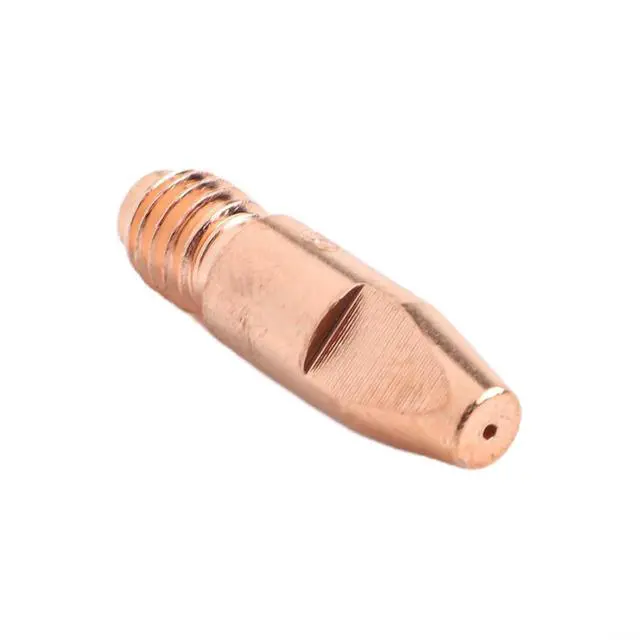 Alt view image 4 of 7 - 20Pcs MIG Contact Tip For 36KD MB36 Welding Equipment, M8 x 30mm Copper Alloy Nozzle With Mirror Polished Surfaces, Low Resistance & High Heat Resistance(0.8mm)