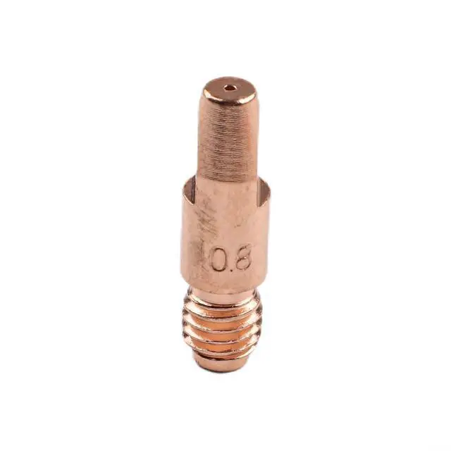 Alt view image 7 of 7 - 20Pcs MIG Contact Tip For 36KD MB36 Welding Equipment, M8 x 30mm Copper Alloy Nozzle With Mirror Polished Surfaces, Low Resistance & High Heat Resistance(0.8mm)