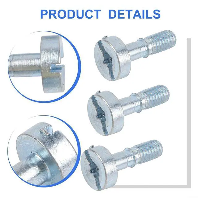 Alt view image 6 of 7 - M6x20 Engine Cover Guard Screw 3 Pieces for MS311 for MS391 Part 9022-319-1300 Robust Metal Hardware Blocks Particles Secure Fit Simple Assembly Silver