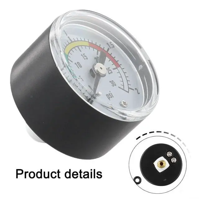 Alt view image 4 of 7 - Pressure Gauge 11224 14 16 Inch Sand Filter Pumps,Dual Scale, Pool Pump Replacement Part With O-Ring