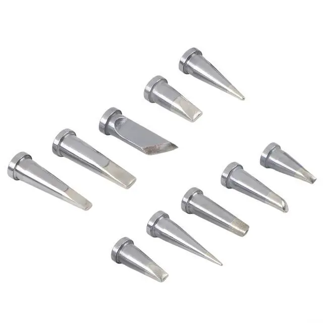Alt view image 7 of 7 - Soldering Iron Tips Set 10Pc Compatible with WSD81 WD1000 WSP80 WP80 Stations LTA LTB LTC LTL LTBB LTCC LTKN Chisel Tapered Bevel Assorted Kit