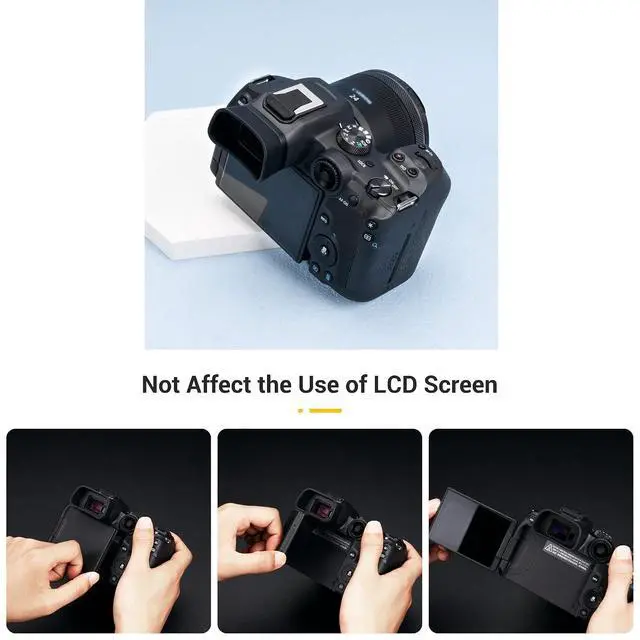 Alt view image 4 of 7 - R7 Eyecup + R7 Camera Hand StrapExtended Camera Eye Cup with Camera Hand Strap for Canon EOS R7 Camera