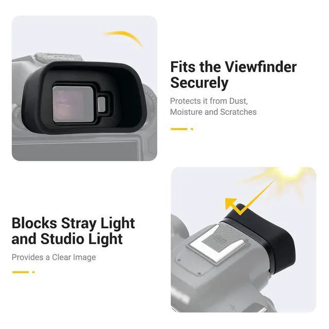 Alt view image 5 of 7 - R7 Eyecup + R7 Camera Hand StrapExtended Camera Eye Cup with Camera Hand Strap for Canon EOS R7 Camera