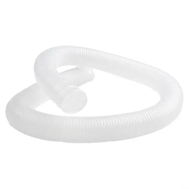 Alt view image 5 of 7 - Spiral Wound Pool Filter Hose 1.25 Inch Diameter 39 Inch Length Compatible With For 607 637 Pumps 330-1000 GPH Flexible PVC 2 Pack(white)