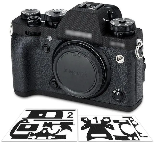 Main image of Anti-Scratch Anti-Wear Camera Body Cover Sticker Protector for Fujifilm Fuji X-T3 XT3 Anti-Slide Grip Holder Skin Guard Shield - Matrix Black