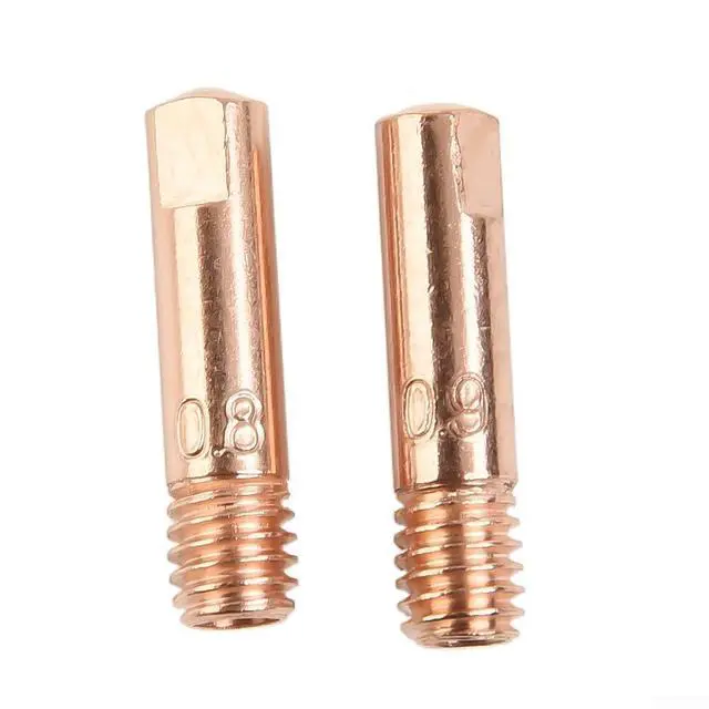 Alt view image 5 of 7 - 21PCS MIG Welder Nozzle Tips For Easy-Flux 125 Amp Welder Models 56355 And 56359, 0.035 in/0.9 mm And 0.030 in/0.8 mm Inner Aperture, Gasless Welding Torch Parts(035)