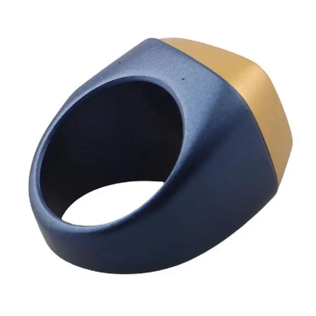 Alt view image 3 of 6 - IQibla Smart Ring Counter for Zikr & Prayer Times with OLED Display, Waterproof Digital Tasbih Counter with Vibration Reminder for Muslims, for iOS & for Android App, 40mAh 3-Day Battery(20mm Blue)