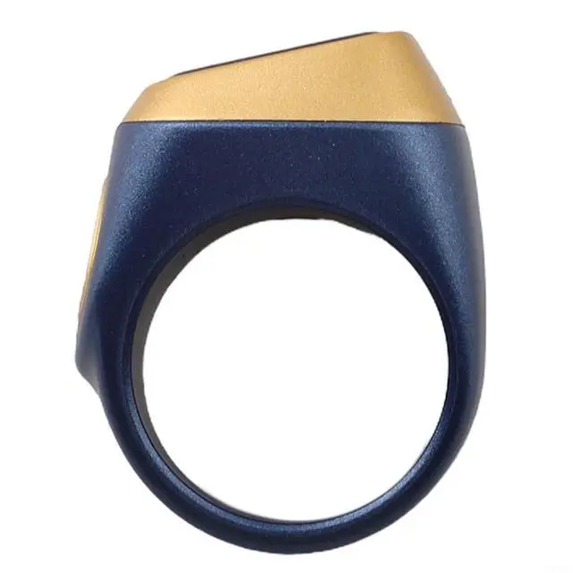 Alt view image 4 of 6 - IQibla Smart Ring Counter for Zikr & Prayer Times with OLED Display, Waterproof Digital Tasbih Counter with Vibration Reminder for Muslims, for iOS & for Android App, 40mAh 3-Day Battery(20mm Blue)