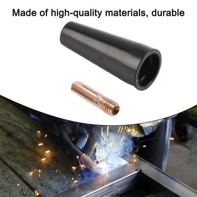 Alt view image 2 of 7 - 21PCS MIG Welder Nozzle Tips For Easy-Flux 125 Amp Welder Models 56355 And 56359, 0.035 in/0.9 mm And 0.030 in/0.8 mm Inner Aperture, Gasless Welding Torch Parts(030)