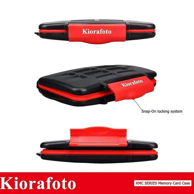 Alt view image 4 of 7 - Water-Resistant Memory Card Case + 120 Count Card Labels: Camera Memory Card Holder with Memory Card Labels for 12 SD Cards & 12 Micro SD Cards