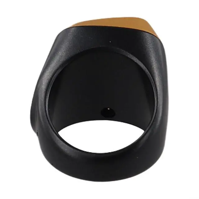 Alt view image 3 of 4 - IQibla Smart Ring Counter for Zikr & Prayer Times with OLED Display, Waterproof Digital Tasbih Counter with Vibration Reminder for Muslims, for iOS & for Android App, 40mAh 3-Day Battery(20mm Black)