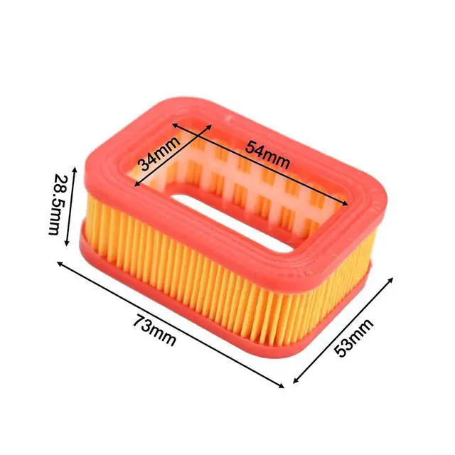 Alt view image 3 of 6 - Air Filter Replacement for 5200 5800 Chainsaw, Plastic & Paper Fuel Filter Kit for 52cc 58cc Saw, Lawn Mower Accessories