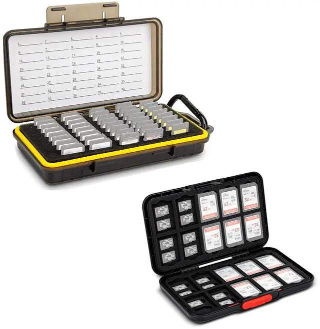 Main image of 1 + 1 Memory Card CaseDurable Style with Pop Up Style Memory Card Case