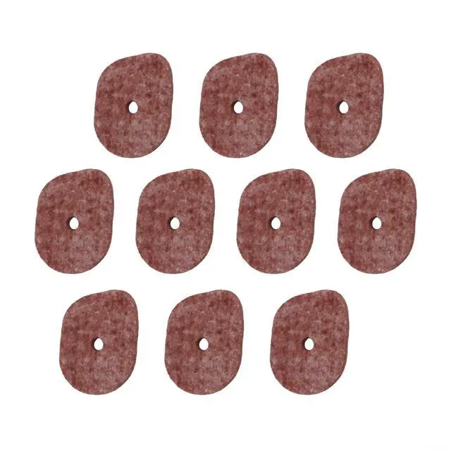 Alt view image 4 of 6 - 10 Pack Air Filter Replacement For 4144 124 2800 Compatible With FS40 FS50 FS56 FS70 HT56 FC56 KM56 Trimmer Parts Brick Red Felt Element