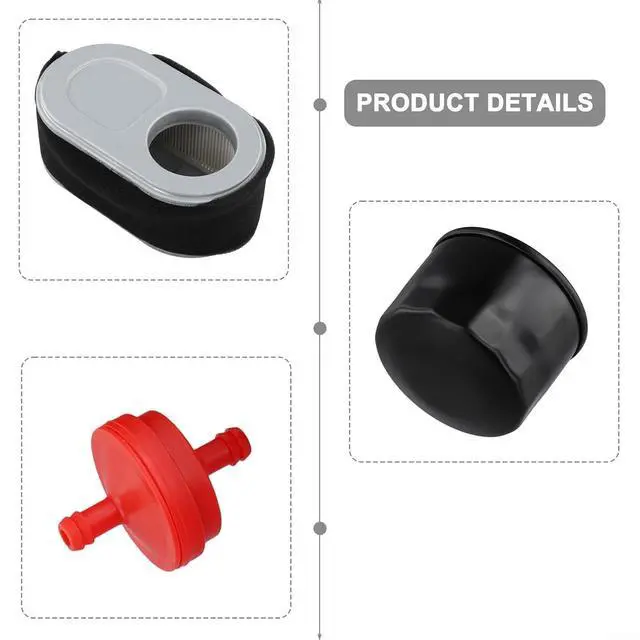 Alt view image 2 of 7 - Air Filter Oil Fuel Filter Kit, 420CC Engine,Replaces 937-05122 737-05122 951-12690, Fits Riding Mower Tractor Parts