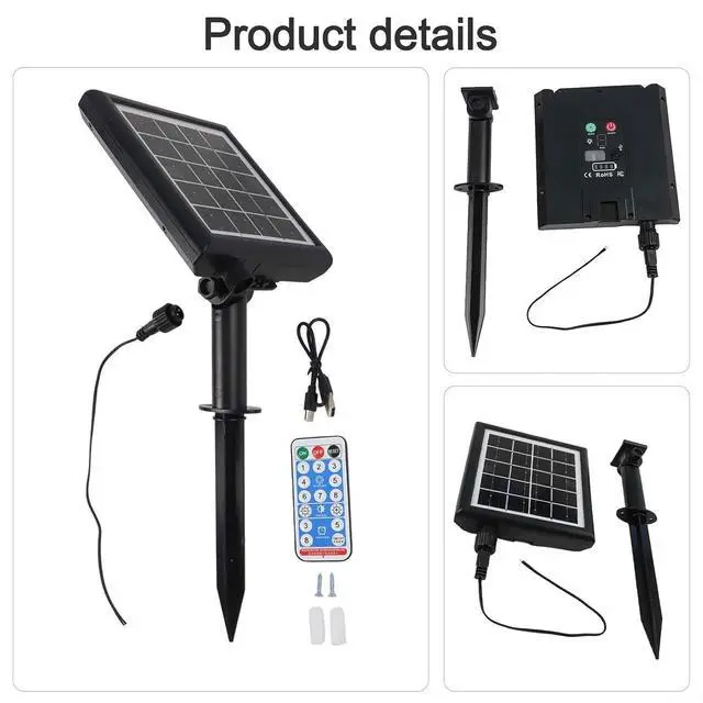Alt view image 2 of 7 - High Power 3.7V/24V Solar Panel Controller Box For Light Strings, Smart Circuit Board With Type-C Input, Black Case For Outdoor Alternative Energy(3V)
