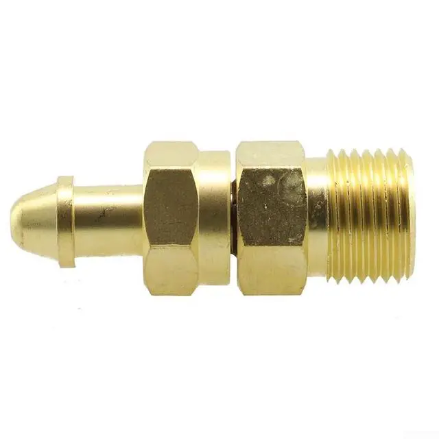 Alt view image 3 of 6 - Acetylene Gas Adapter, CGA-200 For MC Tanks, CGA-520 For B Tanks, CGA-510 And CGA-300 For Larger Setups, Brass Welding Connector, Torch Regulator Adapter(CGA-200 to CGA-300)
