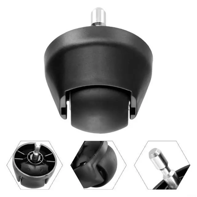Alt view image 3 of 7 - Front Wheel Caster Robot Vacuum Cleaner WVCR200S, Black Replacement Part, Stable Directional Assist Castor, Easy Insertion Into Fuselage Position