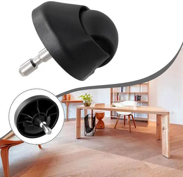 Alt view image 4 of 7 - Front Wheel Caster Robot Vacuum Cleaner WVCR200S, Black Replacement Part, Stable Directional Assist Castor, Easy Insertion Into Fuselage Position