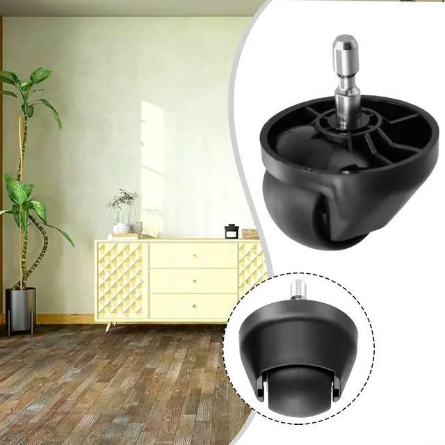 Alt view image 2 of 7 - Front Wheel Caster Robot Vacuum Cleaner WVCR200S, Black Replacement Part, Stable Directional Assist Castor, Easy Insertion Into Fuselage Position