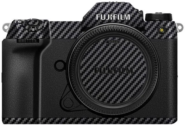 Main image of GFX100S II Skin, Anti-Scratch Camera Protective Decal Film Sticker for Fujifilm GFX100S II GFX100SII Protector Decoration Cover (Compatible with Fujifilm GFX100S II Only) - Carbon Fiber Black