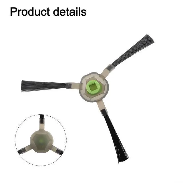 Alt view image 6 of 7 - For Lefant M1 M2 Robot Vacuum Side Brush Replacement Kit,5 Filters 4 Brushes 1 Cleaning Tool,Plastic ABS Parts for Deep Clean of Particles