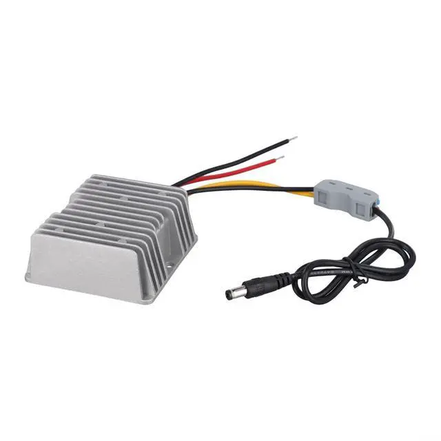 Alt view image 5 of 7 - For Gen 3 Router 12V-24V To 56V DC-DC Power Converter Step Up Adapter 168W 3A Constant Voltage Surge Protection Aluminum Alloy Gray