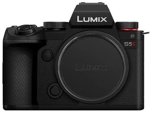 Main image of S5 II IIX Skin, Anti-Scratch Camera Protective Decal Film Sticker for Panasonic LUMIX S5II S5M2 S5IIX S5M2X Protector Decoration Cover (Not Fits LUMIX S5) - Black