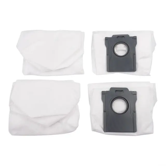 Alt view image 5 of 7 - D20 Plus Robot Vacuum Bags, 4-Pack Replacement Dust Bags With Meltblown Filter, 3.5L Empty Station Accessories For D20 Pro Cleaner