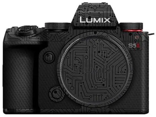 Main image of S5 II IIX Skin, Anti-Scratch Camera Protective Decal Film Sticker for Panasonic LUMIX S5II S5M2 S5IIX S5M2X Protector Decoration Cover (Not Fits LUMIX S5) - Circuit Board Black
