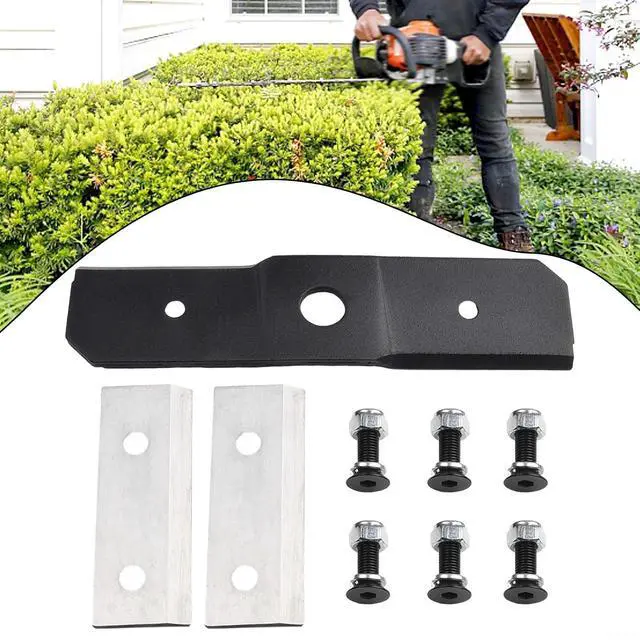 Alt view image 4 of 7 - Shredder and Chipper Blade Kit, Replaces 742-04050 742-0544 942-0544, Includes Hardware, 3-Pack Replacement Parts for Outdoor Power Equipment