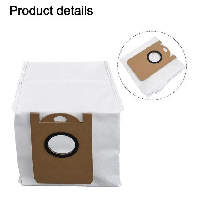 Alt view image 4 of 7 - For BL20Pro Vacuum Dust Bags, 4 Pack Non-Woven Replacement Filters with 3.5L Capacity, High Efficiency Collection for Home Cleaning, White Accessories(10 PACK)
