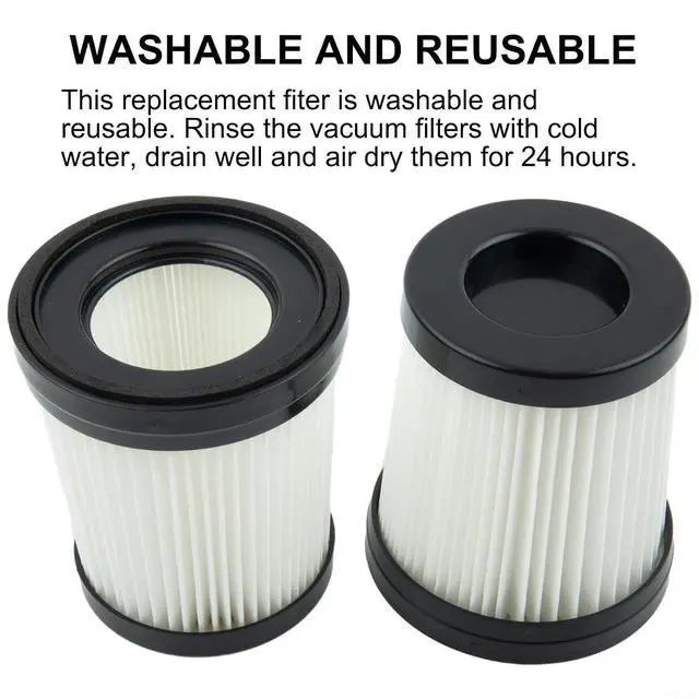 Alt view image 2 of 7 - For Lubluelu 202 For Oraimo OSV-102 Besswin W26 VacLife VL732 Filter, Replacement Parts For Cordless Vacuum Cleaners, Washable High Efficiency Filtration Screen, 2 Pack(2 PACK)