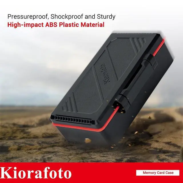 Alt view image 2 of 7 - 1 + 1 Memory Card CaseWater-Resistant Style with Pop Up Style Memory Card Case