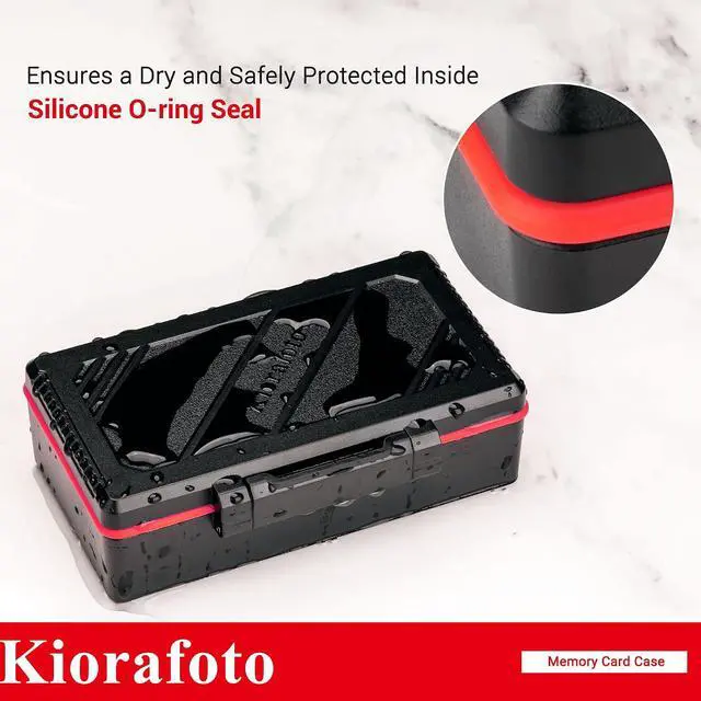 Alt view image 3 of 7 - 1 + 1 Memory Card CaseWater-Resistant Style with Pop Up Style Memory Card Case