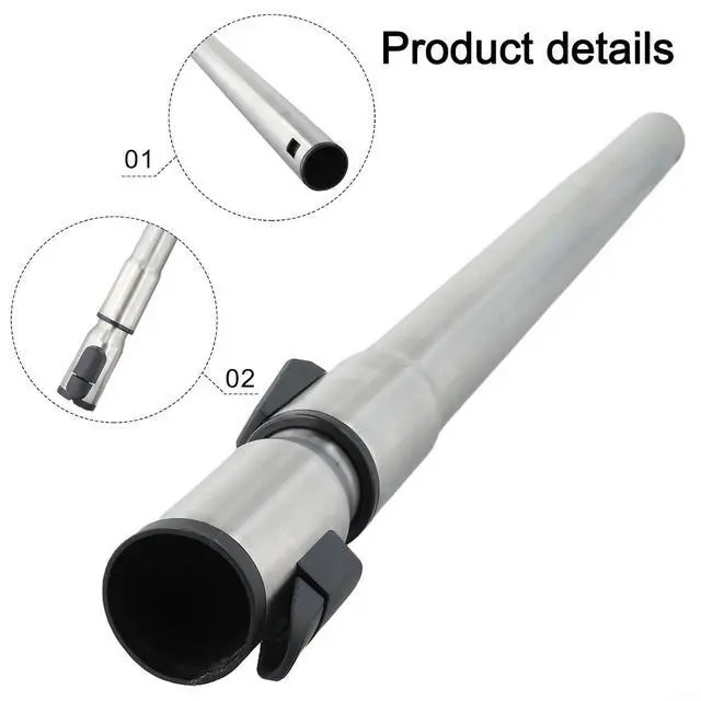Alt view image 5 of 7 - 35mm Telescopic Suction Rod Tube Adjustable Length 62-103cm S8390 S8580 S6 Series Vacuum Parts with Secure Click Lock