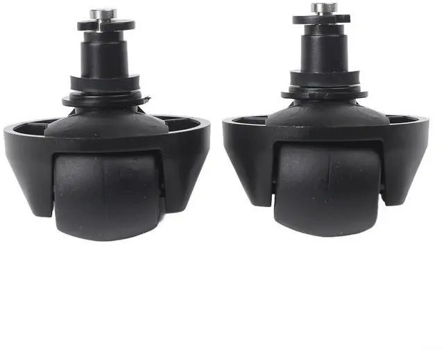 Main image of Front Caster Wheel For Dreame D9/L20/X40/L40/L10s/D10s/Mova L300/L600 Robot Vacuum, Replacement Front Wheel Assembly, Smooth Maneuverability, For Plastic, Black(2 PACK)