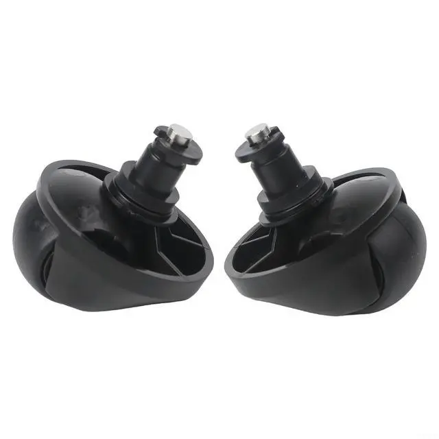 Alt view image 7 of 7 - Front Caster Wheel For Dreame D9/L20/X40/L40/L10s/D10s/Mova L300/L600 Robot Vacuum, Replacement Front Wheel Assembly, Smooth Maneuverability, For Plastic, Black(2 PACK)