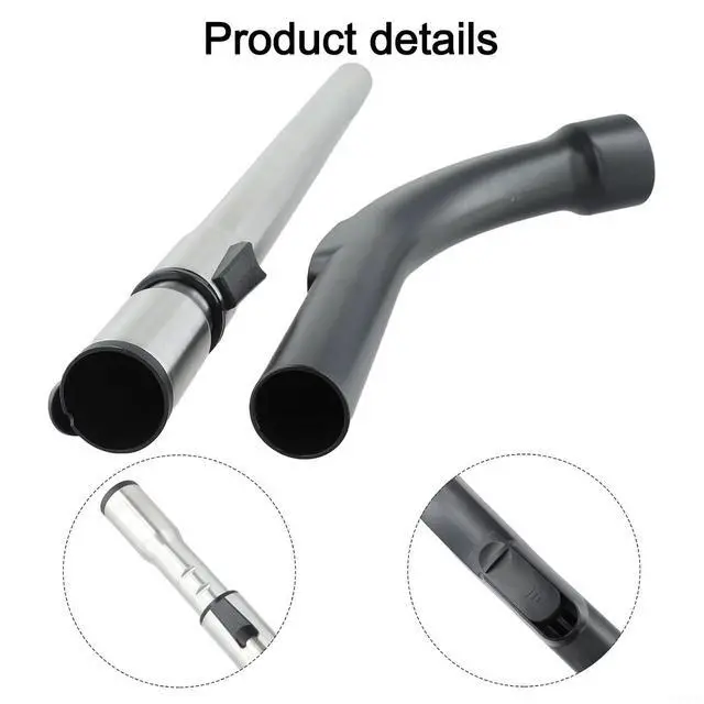 Alt view image 4 of 7 - For Miele C1 C2 C3 Vacuum Parts, Adjustable Locking Extension Pipe And Handle Set With Air Regulator, Telescopic Suction Tube 62-103cm For Honey Floor Nozzles