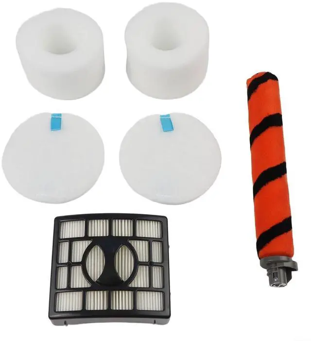 Main image of Vacuum Filter Kit For Shark ZU701 With Soft Roller Brush,H12 Exhaust Filter,Foam And Felt Filters,Replacement Parts For XFF600/XHF600,1395FC831,6 Pieces