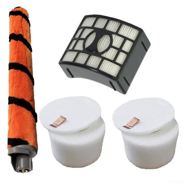 Alt view image 7 of 7 - Vacuum Filter Kit For Shark ZU701 With Soft Roller Brush,H12 Exhaust Filter,Foam And Felt Filters,Replacement Parts For XFF600/XHF600,1395FC831,6 Pieces