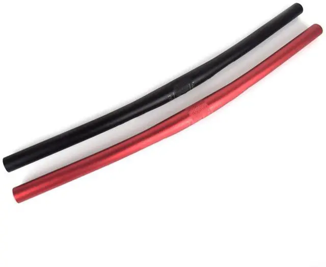 Main image of 25.4mm Straight Handlebar 6061 Aluminum Alloy Bike Bar for MTB Mountain Bicycle Cycling, 580mm Length, 22.2mm Ends, Black (red 580MM)